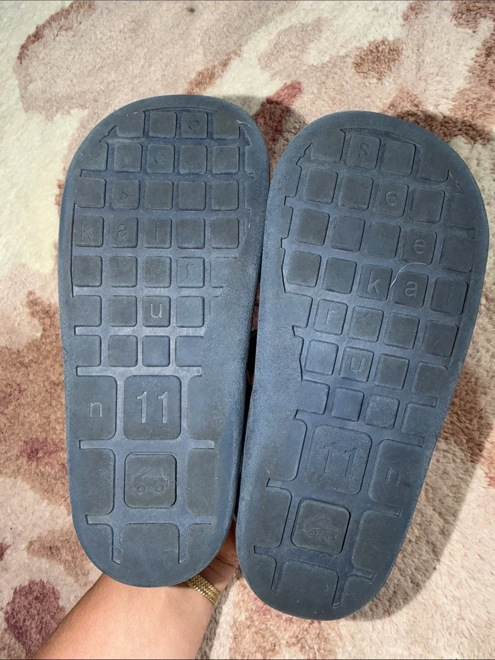 See Kai Run Boys Navy Blue Velcro Strap Sandals